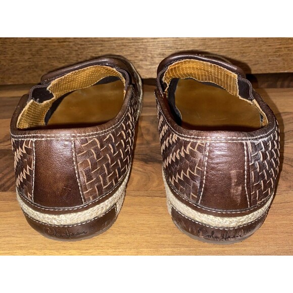 Cole Haan Shoes Mens 8.5 Brown, Nik Air Woven, Casual Boat Pool Beach (*Read*) - Picture 3 of 11